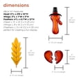 thumbnail image 6 of Alpine Corporation Metal Turkey Pumpkin Decorating Craft Kit, Red/Yellow, 6 of 12