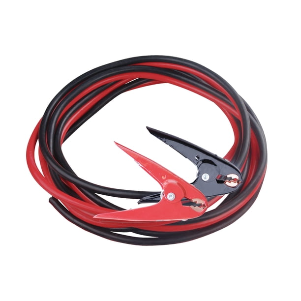 FJC 2 Gauge 25-Foot Booster Cables | 600 Amp Commercial Duty With Parrot Clamps