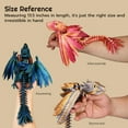thumbnail image 3 of Juguete de dragón Wyvern con plumas impreso en 3D Guwewu Frostscale, 3 of 7