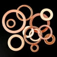 thumbnail image 4 of Paquete surtido de anillos de sellado de cobre planos métricos, 300 Uds., 8 tamaños M5 M6 M8 M10 M12 M14 M16 M20, 4 of 5
