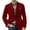 674#Red, variant on 2025 Mens Vintage Corduroy Sport Coat Casual Slim Fit 3 Button Blazer Notched Lapel Long Sleeve Jacket Red L