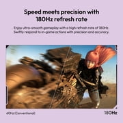 Pixio PX278 Wave Purple 27 inch 180Hz Refresh Rate QHD 1440p Resolution Fast IPS Panel 1ms GTG Response Time Purple Gaming Monitor with Adaptive Sync