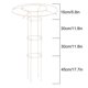 thumbnail image 2 of 2023 New Tall Garden Trellis for Climbing Plants - Unique Design, Sturdy Metal Construction 26s, 2 of 5