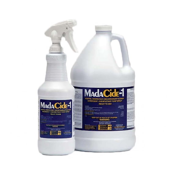 Madacide-1 Disinfectant Cleaner - 32 oz Spray, Case (12 ct)