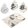 thumbnail image 4 of Mushroom Fern Leaves Berry Dish Drying Mats Kitchen Mat Microfiber Counter Absorbent Dish Pad Drainer Rack 18"x24", 4 of 7