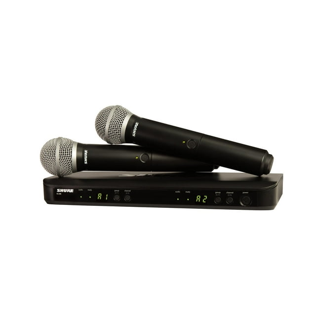 Sistema de micrófono inalámbrico Shure BLX288/PG58 con batería de 14 horas