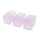 thumbnail image 1 of Estuche de almacenamiento de 3 piezas, medio transparente, organizador para el hogar, la oficina y el salón. Púrpura, 1 of 8