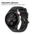 thumbnail image 3 of Silicone Band,Professional Soft Quick Release Smart Watch Strap Replacement Accessory Fit For  GTR 4c,Multiple Colors, 3 of 8