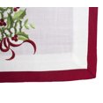 thumbnail image 5 of Embroidered Holly Christmas Tree Double-Layer Holiday Decorative Table Runner (Red+White Runner 16"x96"), 5 of 5