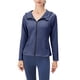 thumbnail image 2 of Chaqueta deportiva con capucha para mujer, bolsillos con cremallera completa y corte ajustado., 2 of 8
