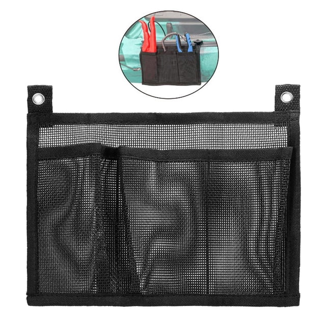 Práctico Kayak marino perfecl canoa Bolsa de malla lateral accesorios de caja de aparejos de pesca de Nylon botellas de cerveza