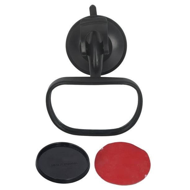 Baby Rear View Mirror, 360 Degree Adjustable Wide Black Child Observation Mirror For Car