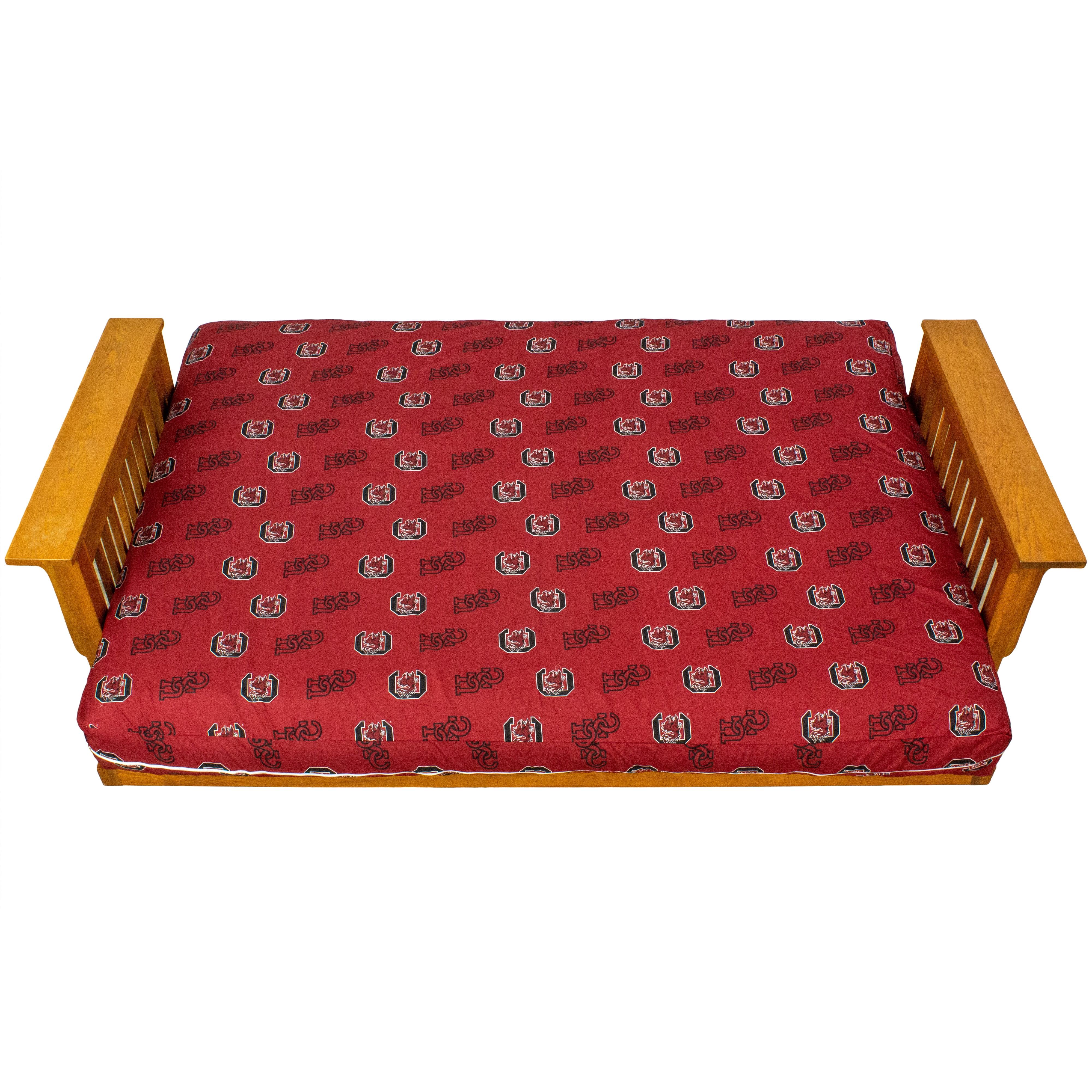 South Carolina Gamecocks Futon Cover - Full size fits 6 and 8 inch mats