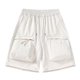 thumbnail image 2 of pstuiky Pantalones cortos para hombre, Pantalones cortos holgados con cintura elástica y bolsillo con cordón para hombre Pantalones cortos deportivos para hombre, 2 of 6