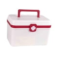 thumbnail image 1 of Caja botiquín de primeros auxilios Strade Fareast Limited contenedor multifuncional de doble capa botiquín de primeros auxilios portátil para actividades cosméticas al ai, 1 of 8