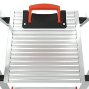 Little Giant Flip-N-Lite 5 Aluminum, Platform 3 Step Ladder, 300 lbs Rated, Type 1A