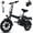 A1 Comfortable Edition, variant on SHCNTEKU Folding Electric Bicycle for Adults Teens, 14IN Ebike with 500W Peak Motor, 20mph 25 Miles 576Wh Removable Battery , UL 2849