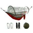 thumbnail image 2 of tasrioml Camping Hammock with Gnats Net 200Kg Breathable Lightweight Portable Single Hammock with Tree Straps Easy Setup Indoor Outdoor Hiking Hammock, 2 of 8
