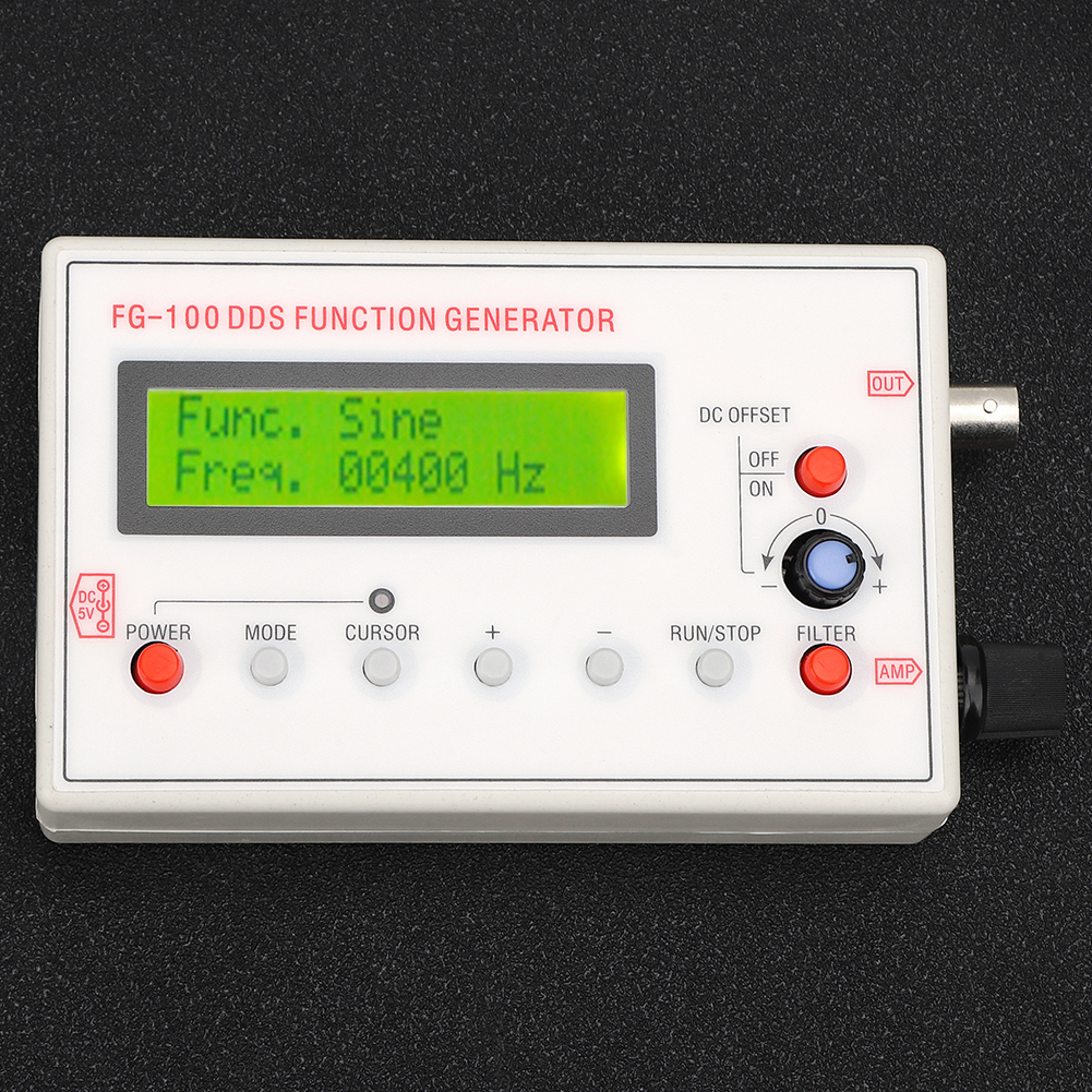 LHCER Functional Frequency Generator,1HZ‑500KHZ Function Generator,DDS Function Generator
