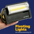 thumbnail image 5 of LUXPRO Pro Series 1300 Lumen Directional Pivoting Work Light - Battery Powered Work Light for Up to 40 Hours of Use - Portable Light for Camping, Garage, and More, 5 of 7
