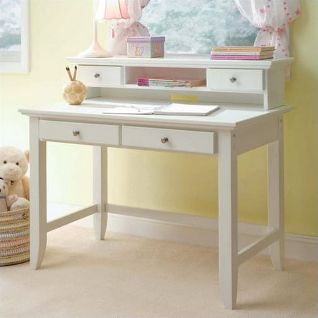 Home Styles Naples Student Desk And Hutch Set In White Finish