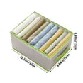 thumbnail image 2 of LADIGASU Foldable Clothing Storage Box Wardrobe Classification Container Household Clothing Bedroom Socks Pants Drawer Organizers, 2 of 5