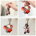thumbnail image 3 of hengsof Valentines Day Cute Dog Pets Keychain for Women Girls Kawaii Puppy Key ring Gifts for Purse Car Keys Dog Lovers, 3 of 6