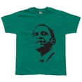 thumbnail image 2 of Obama - Silhouette T-Shirt - Light Blue, 2 of 5