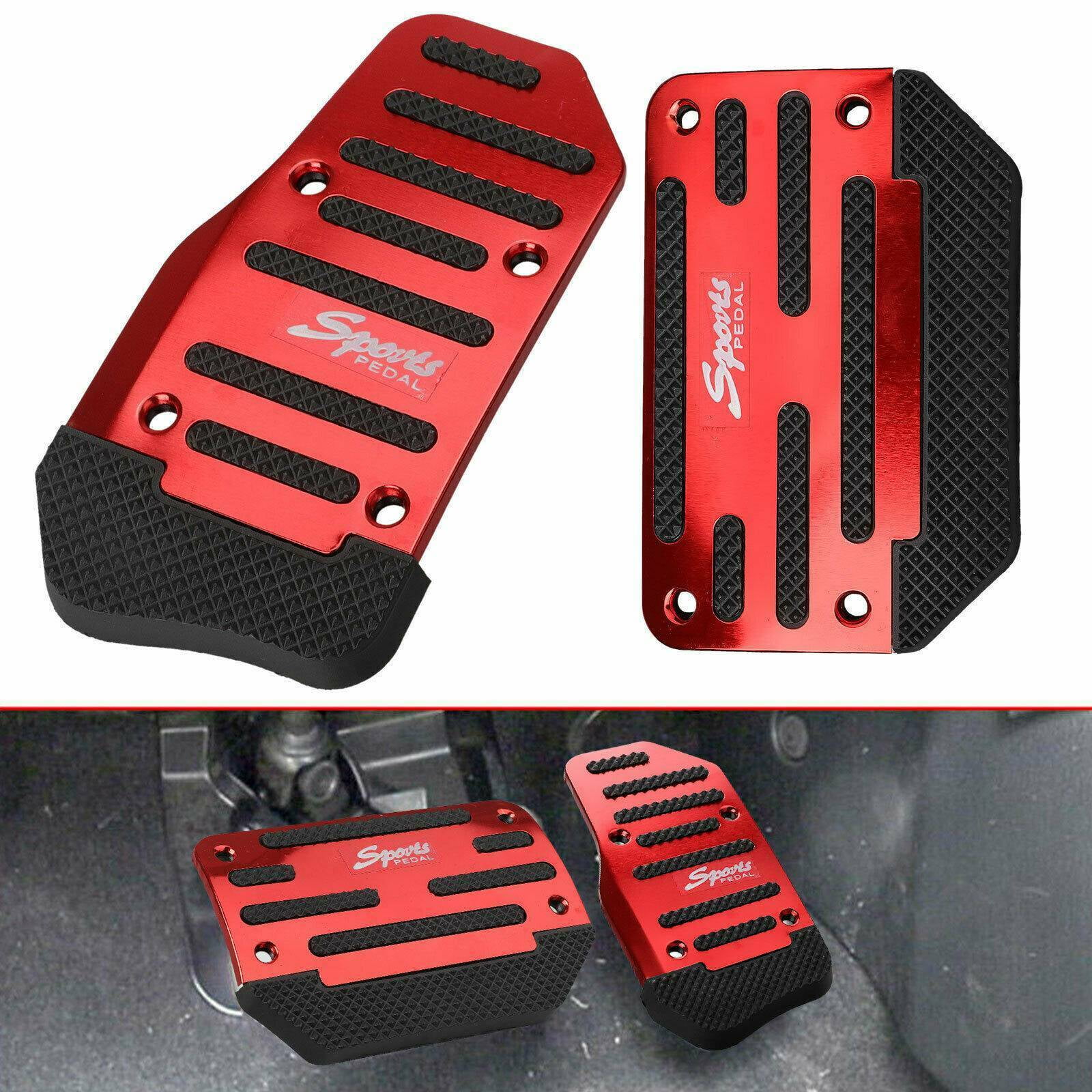 Non Slip Performance Car Gas Pedal Covers Brake Pedal Covers Set For Universal Foot Pedal Pads 