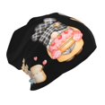 thumbnail image 2 of Xecao Little Chef Gnome Print Beanie Hat Toddler Girls Boys, Baby Hats Winter Warm Knitted Thermal, Kids Winter Caps, 2 of 7