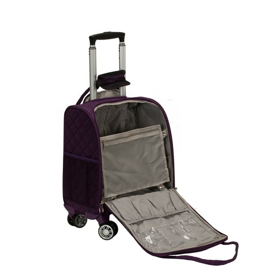 Rockland Rockland Luggage Melrose Underseat Softside CarryOn Spinner