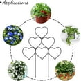 thumbnail image 5 of Clearance! Shishian Plant Trellis Indoor Plant For Climbing Plants Small Metal Wire Stackable Garden Heart Shaped For Vine Plant Support Indoor Decoration Plant Climbing Hold Plant Stakes For Indoor P, 5 of 7