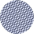 thumbnail image 1 of Ahgly Company Indoor Round Patterned Lavender Blue Area Rugs, 8' Round, 1 of 6
