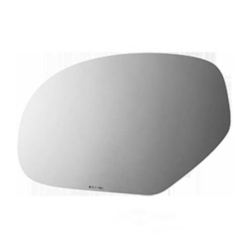 Burco Side View Mirror Replacement Glass with Motor Mount Plate - Clear Glass - 4111HRSG