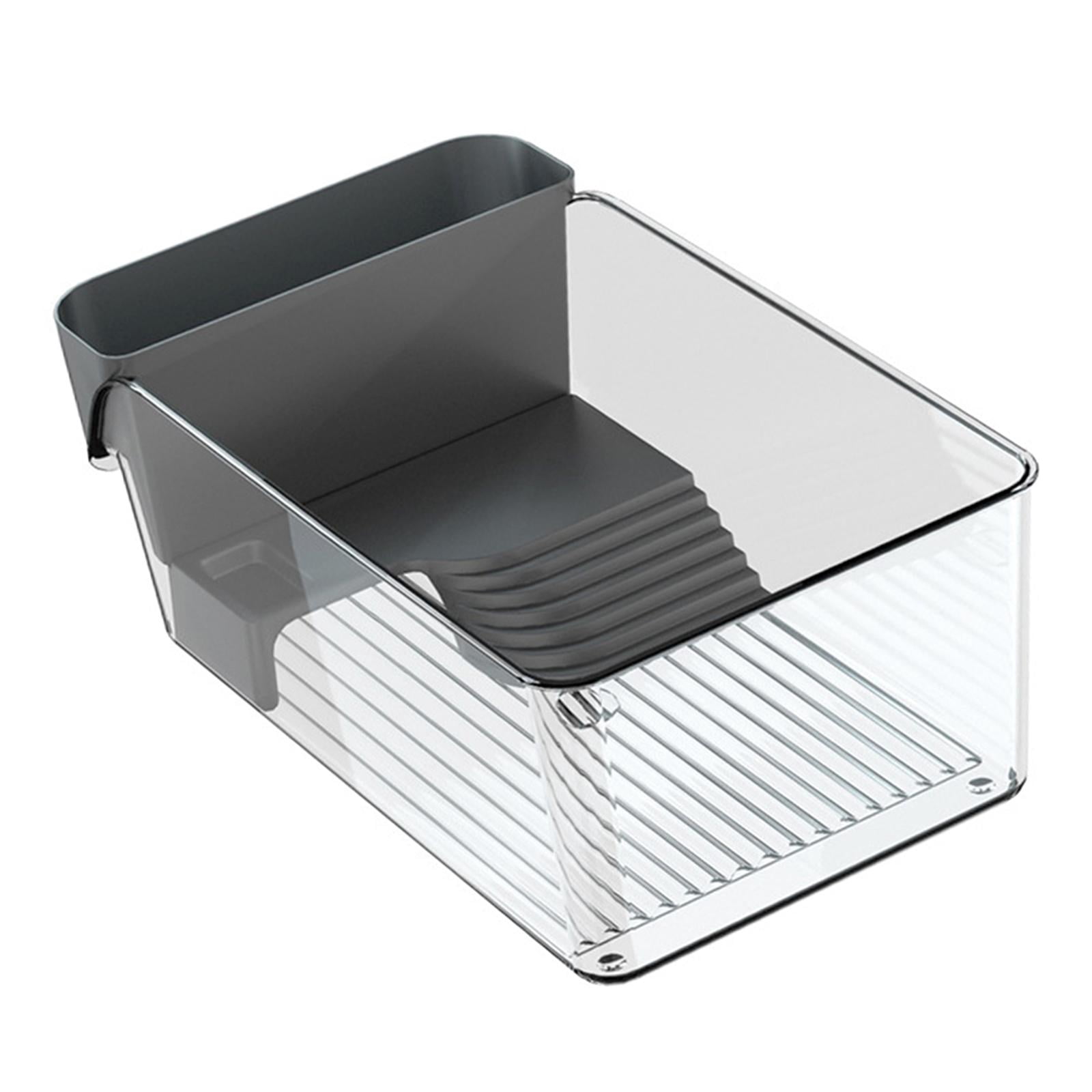 Stgfyxgs Small Turtle Tank Turtle Aquarium Decorative Multi Function Home Use Terrapin Breeding Box Reptile Habitat for Crabs Crayfish Black