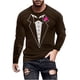 thumbnail image 2 of Blusas y camisas de manga larga y cuello redondo, camisetas casuales de moda para hombre, camisetas deportivas con estampado navideño, camisetas de manga larga, blusas de manga larga y cuello redondo,, 2 of 4
