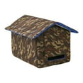 thumbnail image 3 of Casa nido para mascotas cerrada al aire libre con alfombra de esponja gruesa, tienda de campaña para animales, resistente a la lluvia Rojo S, 3 of 8