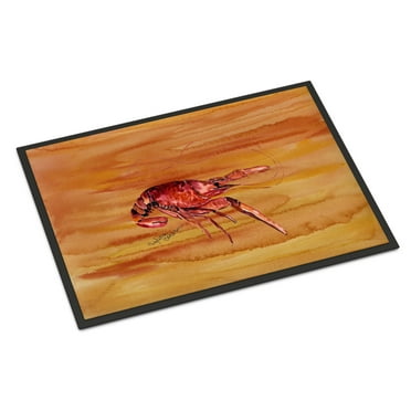Carolines Treasures 8232-JMAT Crawfish Doormat 24x36 36"L x 24"W multicolor