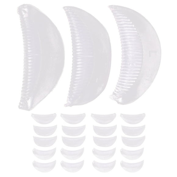 10 pares de almohadillas de elevación de pestañas de silicona Perming Perming Pads Herramienta de belleza de pestañas