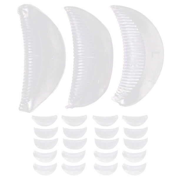 10 pares de almohadillas de elevación de pestañas de silicona Perming Perming Pads Herramienta de belleza de pestañas