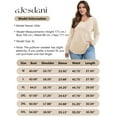 thumbnail image 6 of a.Jesdani Womens Plus Size Sweatshirts Soft Crewneck Pullover Sweatshirt Fall Warm Womens Long Sleeves Tops 3X, 6 of 12