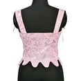 thumbnail image 4 of ANINEO Band Fishbone Jacquard Petal Corset Shapewear Waist Bodice Clothes, 4 of 7
