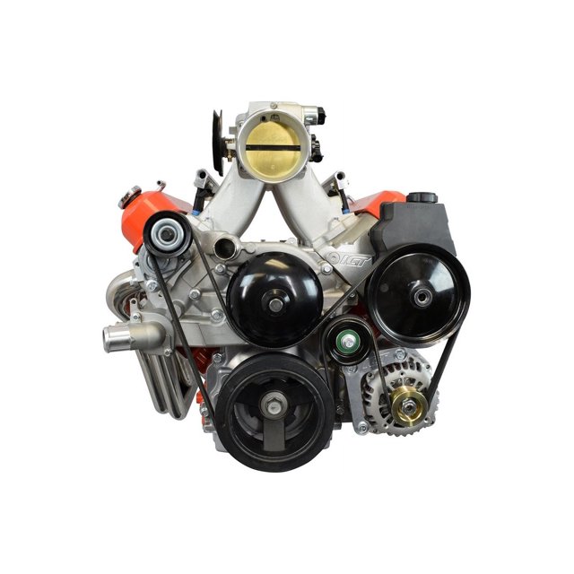 ICT Billet - Soporte de alternador LS de montaje bajo y soporte de bomba de dirección asistida - Compatible con LS1 Camaro Z28 Firebird Formula Trans Am WS6 LSX LS1 LS6 551669-2