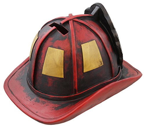 firefighter piggy bank