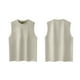 thumbnail image 3 of pstuiky Camisetas sin mangas para hombre, Camiseta de tirantes ajustada deportiva de punto con rayas verticales para hombre, con cuello en forma de I y hombros anchos. Camisas para hombres m, 3 of 5