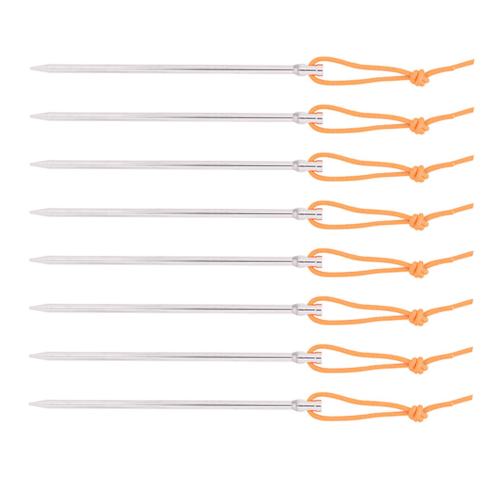 UNTERING Long Camping Tent Stake Alloy Canopy Stakes Spikes Heavy Duty Tent Peg Wind-proof Lengthened Tent Ground Peg