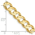 thumbnail image 5 of 14K Gold 6.75mm Open Concave Curb Chain 18", 5 of 5