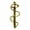 Gold Plated, variant on Sword and Snake Pin, Snake, G002, Rod of Asclepius, Medicine, Sword, Greek, Celtic, Gothic, Viking, Medieval, Pins, Lapel, Brooch, Hat, Backpack, Handmade in USA, 100+ Gothic Designs, Pewter