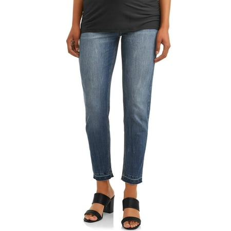 Maternity Time and Tru Skinny Denim Jean with Front Panel