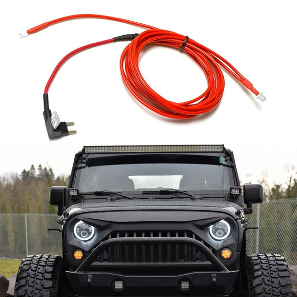 Ijdmtoy Plug N Play Drl Wiring Kit For Most 7 Integrated Led Headlight With Led Daytime Running Lamps Good For 1997 2017 Jeep Wrangler Jk Tj Some Harley Davidson Motorcycle Etc Walmart Com